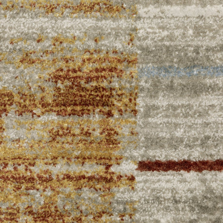 Oriental Weavers Bauer 090R2 Rust/ Gold Rug.