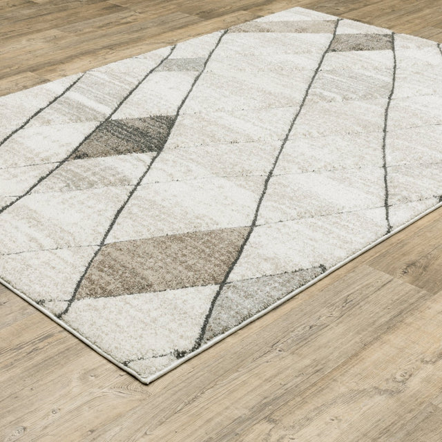 Oriental Weavers Cambria 4928A Beige/ Grey Rug.