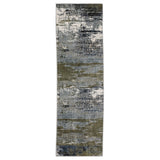 Oriental Weavers Caravan 8020L Blue/ Green Rug.