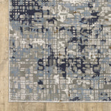 Oriental Weavers Easton 011E3 Blue/ Ivory Rug.