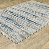 Oriental Weavers Easton 012E3 Beige/ Blue Rug.