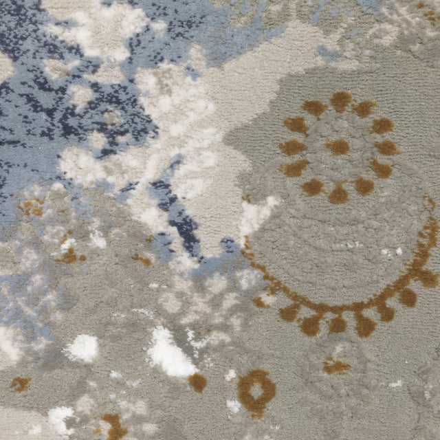 Oriental Weavers Easton 3313Q Beige/ Blue Rug.