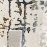 Oriental Weavers Easton 8111X Ivory/ Blue Rug.
