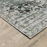 Oriental Weavers Gemini 001X2 Beige/ Blue Rug.