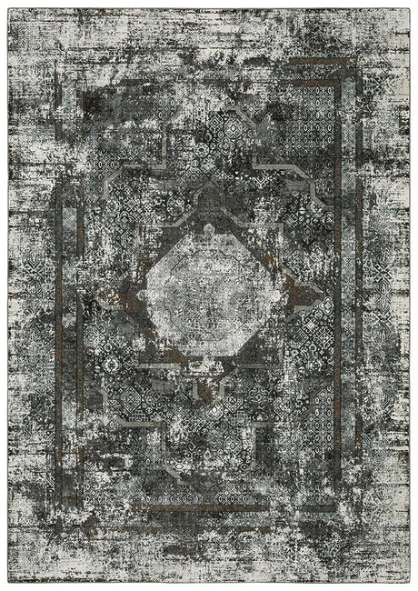 Oriental Weavers Gemini 090O2 Charcoal/ Grey Rug.