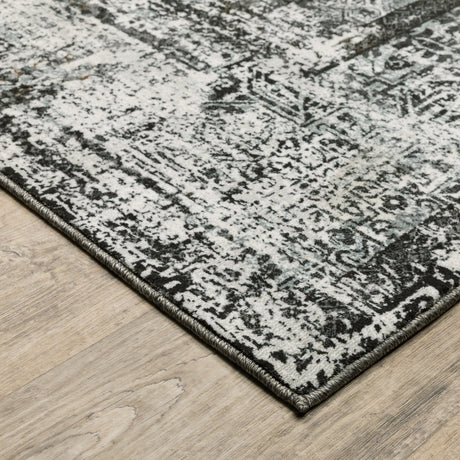 Oriental Weavers Gemini 090O2 Charcoal/ Grey Rug.