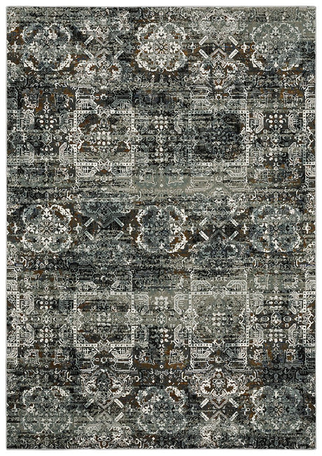 Oriental Weavers Gemini 2060V Charcoal/ Multi Rug.