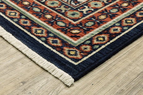 Oriental Weavers Lilihan 003B6 Navy/ Multi Rug.