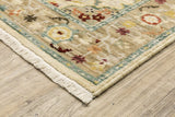 Oriental Weavers Lilihan 4601W Beige/ Multi Rug.
