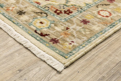 Oriental Weavers Lilihan 4601W Beige/ Multi Rug.