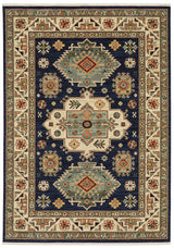 Oriental Weavers Lilihan 532B6 Navy/ Multi Rug.