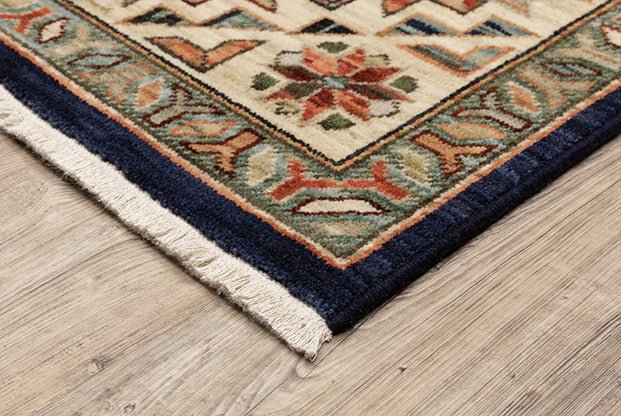 Oriental Weavers Lilihan 532B6 Navy/ Multi Rug.