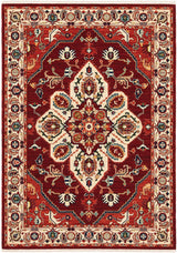 Oriental Weavers Lilihan 5502C Red/ Ivory Rug.