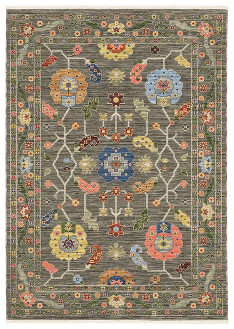 Oriental Weavers Lucca 5506K Grey/ Multi Rug.