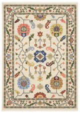 Oriental Weavers Lucca 5506W Ivory/ Multi Rug.