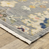 Oriental Weavers Lucca 5507E Grey/ Multi Rug.