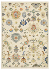 Oriental Weavers Lucca 5507W Ivory/ Multi Rug.