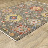 Oriental Weavers Lucca 8111K Grey/ Multi Rug.