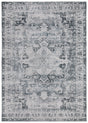 Oriental Weavers Machine Washable Charleston Cha03 Charcoal/ Ivory Rug.