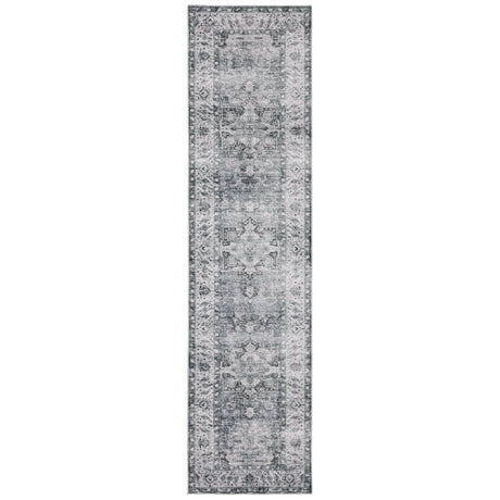 Oriental Weavers Machine Washable Charleston Cha03 Charcoal/ Ivory Rug.