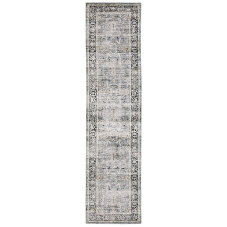 Oriental Weavers Machine Washable Charleston Cha07 Charcoal/ Grey Rug.