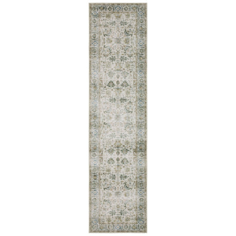 Oriental Weavers Machine Washable Charleston Cha10 Ivory/ Multi Rug.