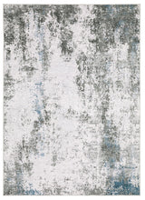 Oriental Weavers Machine Washable Malibu Mal02 Ivory/ Grey Rug.
