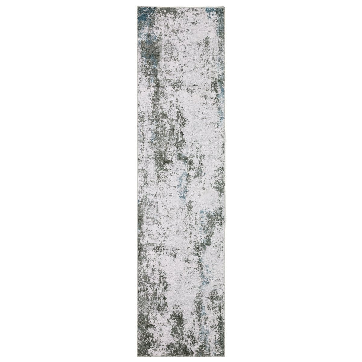Oriental Weavers Machine Washable Malibu Mal02 Ivory/ Grey Rug.