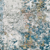 Oriental Weavers Machine Washable Malibu Mal06 Ivory/ Blue Rug.