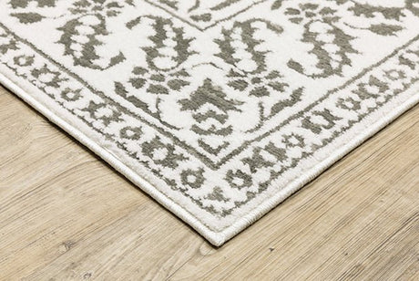 Oriental Weavers Montecito 2062H Grey/ White Rug.