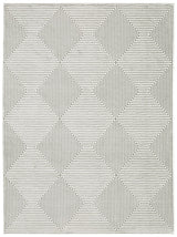 Oriental Weavers Montecito 8111W Grey/ White Rug.