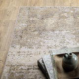 Oriental Weavers Nebulous 001H9 Beige/ Grey Rug.