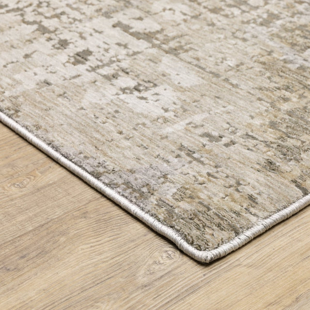 Oriental Weavers Nebulous 001H9 Beige/ Grey Rug.