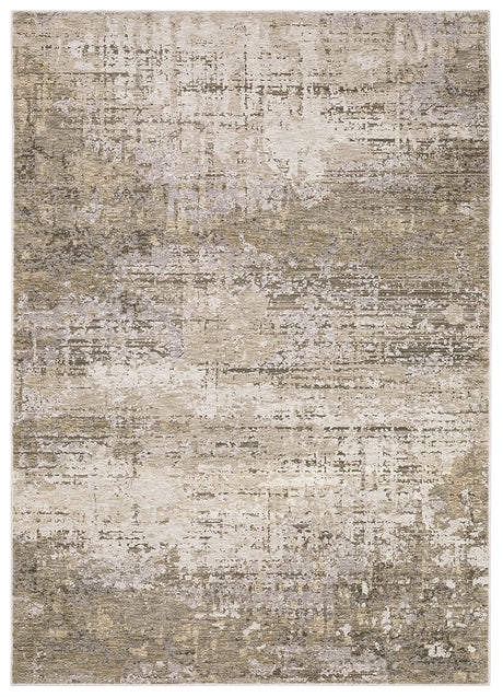 Oriental Weavers Nebulous 001H9 Beige/ Grey Rug.