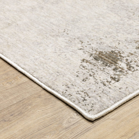 Oriental Weavers Nebulous 050J9 Ivory/ Beige Rug.