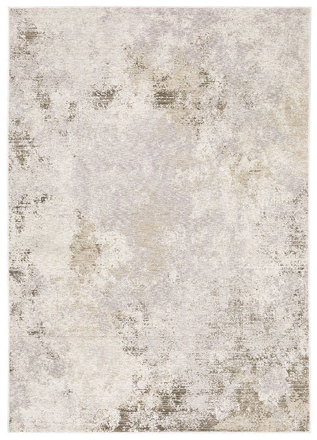 Oriental Weavers Nebulous 050J9 Ivory/ Beige Rug.