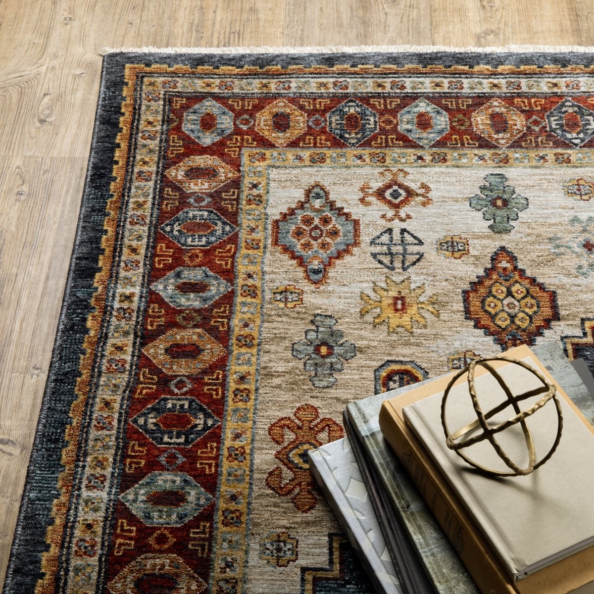 Oriental Weavers Sphinx Aberdeen 005W1 Blue/ Multi Rugs.