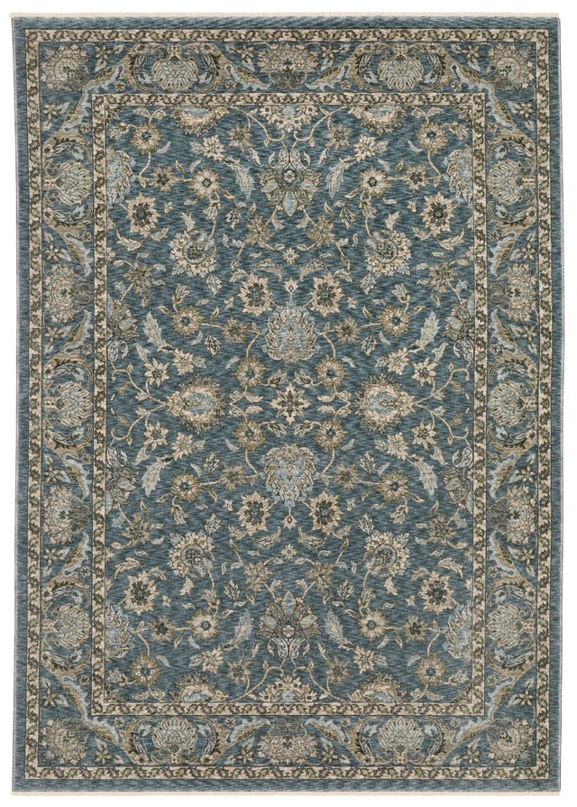 Oriental Weavers Sphinx Aberdeen 070H1 Blue/ Beige Rug.