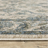 Oriental Weavers Sphinx Aberdeen 070I1 Beige/ Blue Rug - Oriental Weavers Sphinx - a070i1060092st