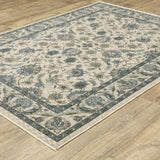 Oriental Weavers Sphinx Aberdeen 070I1 Beige/ Blue Rug - Oriental Weavers Sphinx - a070i1060092st