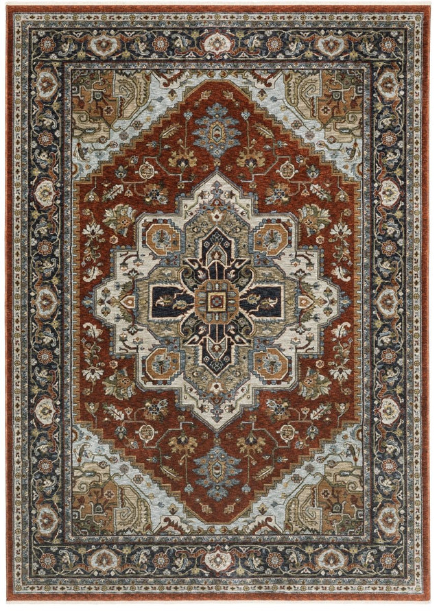 Oriental Weavers Sphinx Aberdeen 1144R Red/ Blue Rugs.