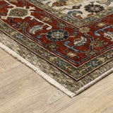 Oriental Weavers Sphinx Aberdeen 144D1 Ivory/ Red Rugs.