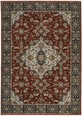 Oriental Weavers Sphinx Aberdeen 4151R Red/ Blue Rugs.