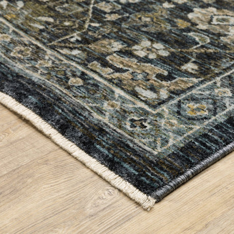 Oriental Weavers Sphinx Aberdeen 533K1 Blue/ Blue Rugs.