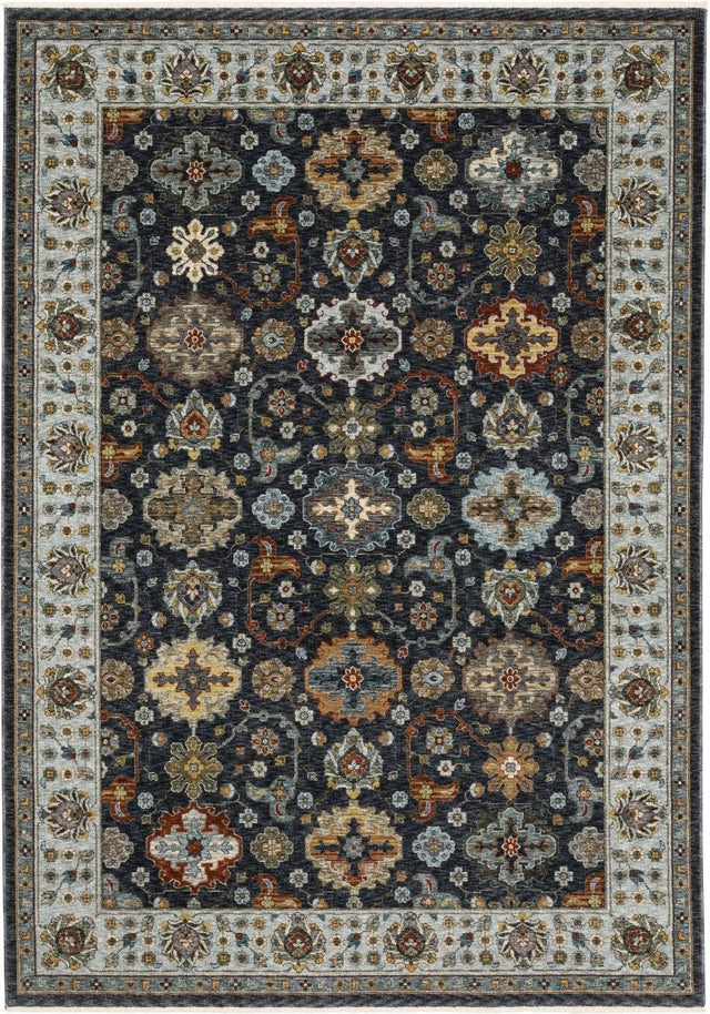 Oriental Weavers Sphinx Aberdeen 561B1 Blue/ Multi Rugs.