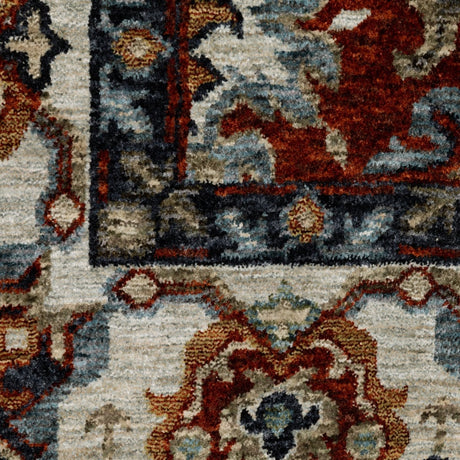 Oriental Weavers Sphinx Aberdeen 562R1 Red/ Ivory Rugs.