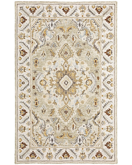 Oriental Weavers Sphinx Alfresco 28403 Ivory / Beige Rugs.