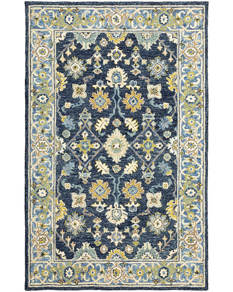 Oriental Weavers Sphinx Alfresco 28405 Navy / Blue Rugs.