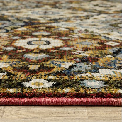 Oriental Weavers Sphinx Andorra 2408A Red/ Multi Rug.