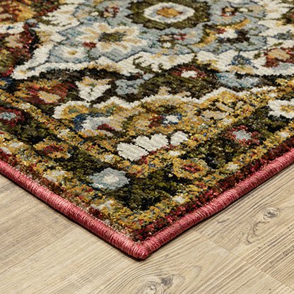 Oriental Weavers Sphinx Andorra 2408A Red/ Multi Rug.